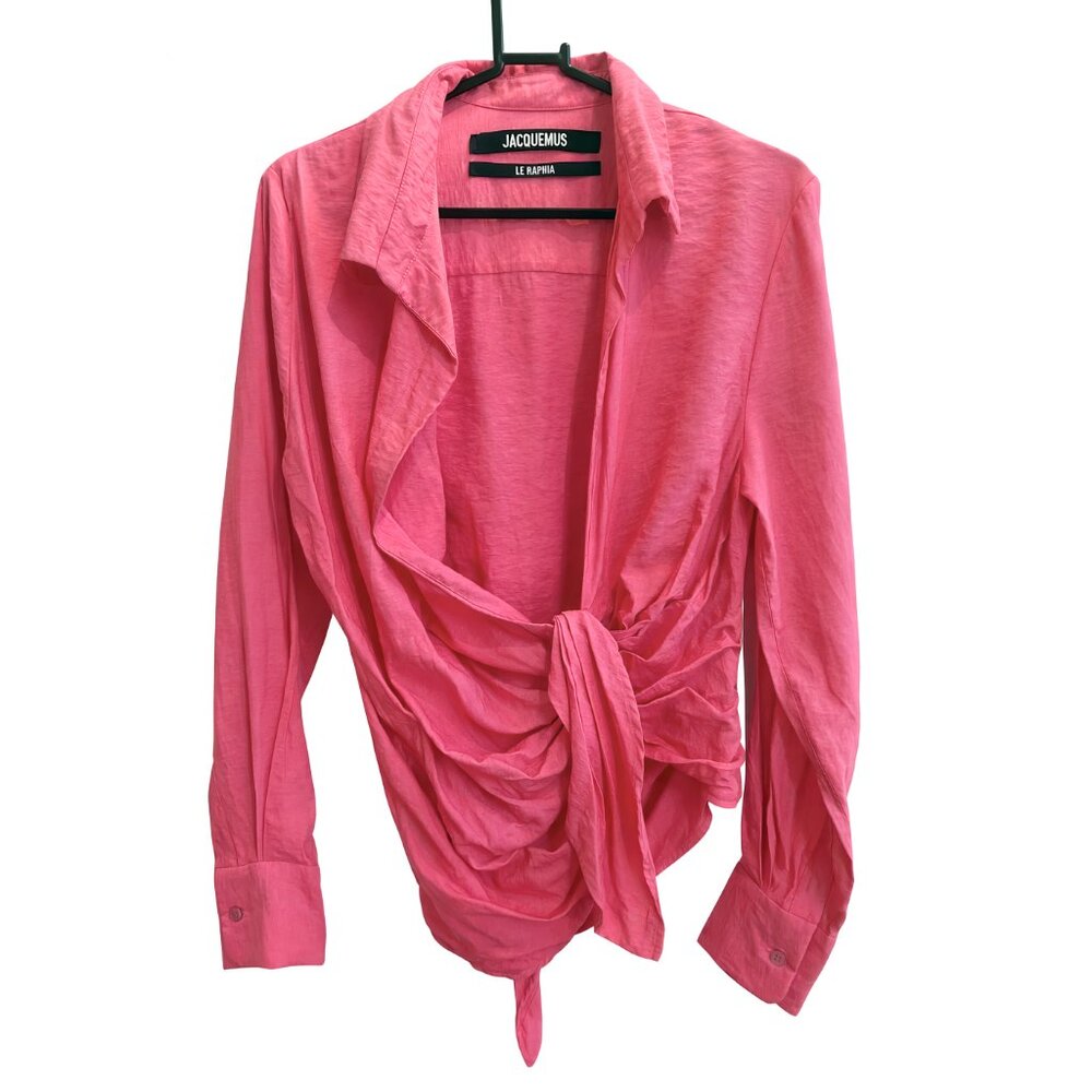 NWOT Jacquemus Bahia knot-detail shirt - Picture 4 of 7